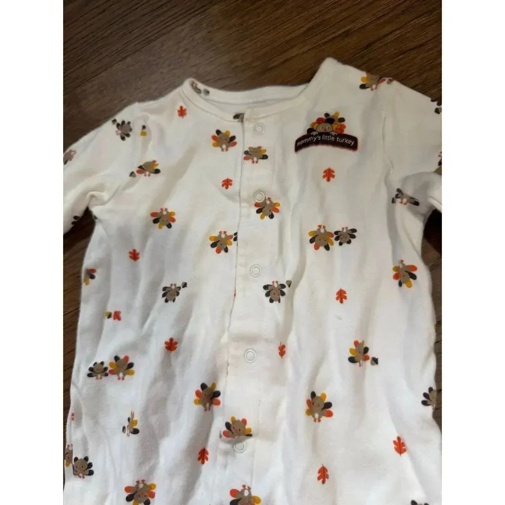 Carter's Mommy's Little Turkey Onsie Turkey Butt Bottom Size 6M